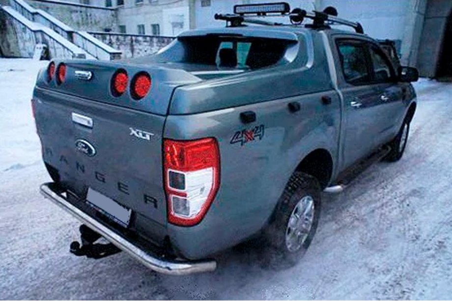 Ford Ranger 2011–2022 Bakre skyddsbåge AK005 (2011-2018, rostfritt) Foto 3
