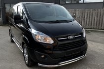 Ford Custom 2013–2022 Främre frontbåge ST014 (rostfritt) 60/60 mm foto 1
