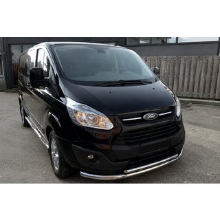 Främre frontbåge ST014 (rostfritt) Ford Custom 2013–2022