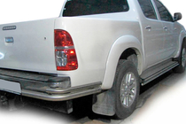 Toyota Hilux 2006–2015 Bakre hörndelar AK003-Подвійний (rostfritt) foto 1