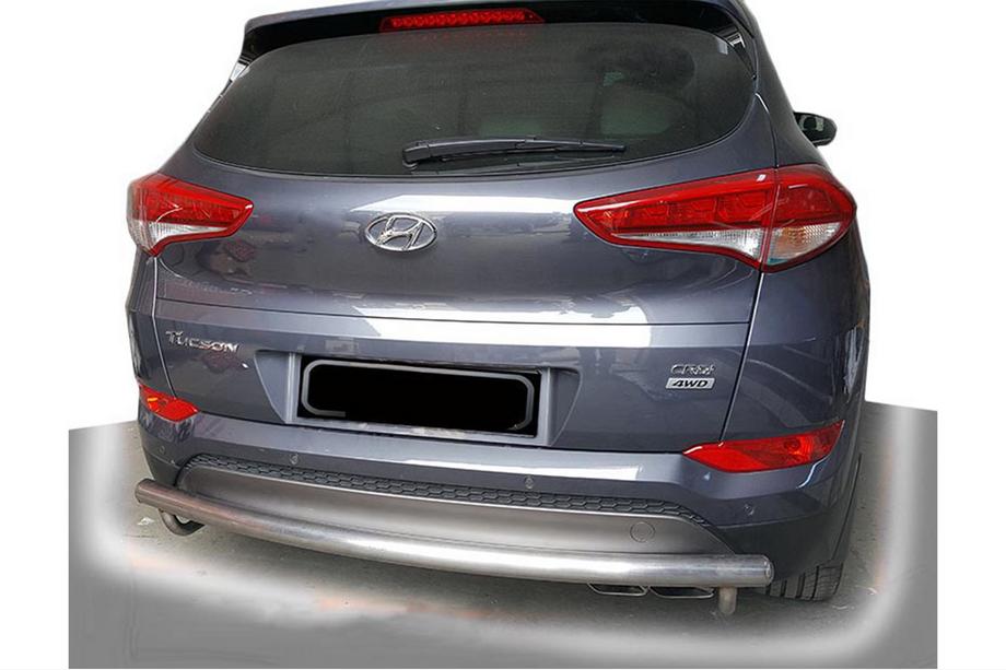 Hyundai Tucson TL 2016–2021 Bakre skyddsbåge AK002 (rostfritt) Foto 1
