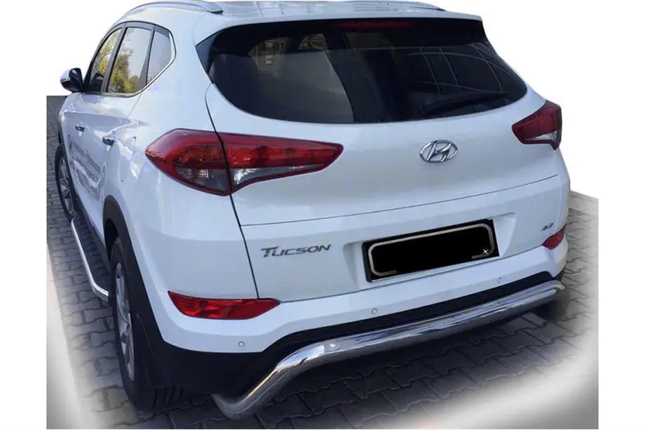 Hyundai Tucson TL 2016–2021 Bakre skyddsbåge AK007 (rostfritt) Image
