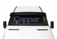 Iveco Daily 1999–2006 Vindrutevisir V1 (svart blank, 5 mm) foto 2