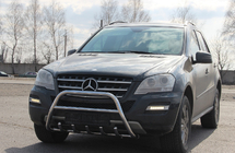 Mercedes ML W164 2005–2011 Frontbåge WT003 (rostfritt stål) foto 4
