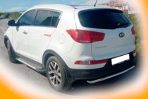 Kia Sportage 2010–2015 Bakre skyddsbåge AK002-1 (rostfritt) foto 2
