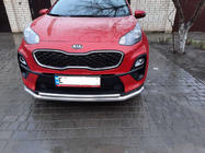 Kia Sportage 2015–2021 Främre frontbåge ST014 (rostfritt) foto 2