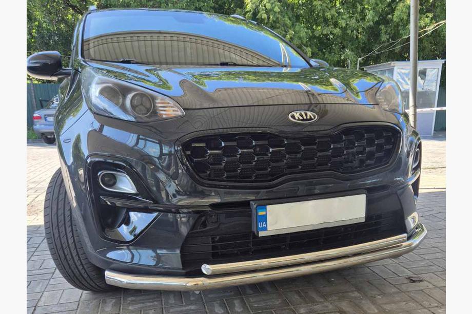 Kia Sportage 2015–2021 Främre frontbåge ST014 (rostfritt) Image