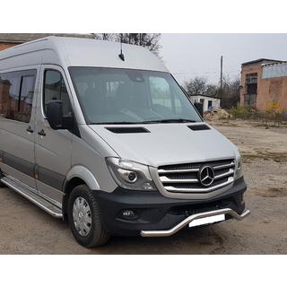 Främre nedre skyddsbåge MBSP.07.F3-04.6 (rostfri) Mercedes Sprinter W906 2006–2018 foto 2