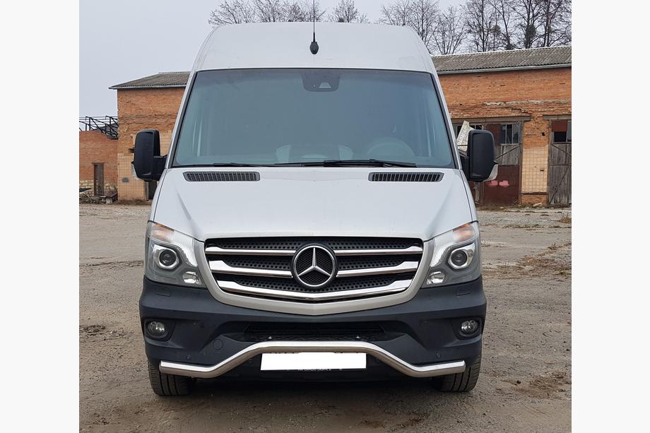Mercedes Sprinter W906 2006–2018 Främre nedre skyddsbåge MBSP.07.F3-04.6 (rostfri) Image