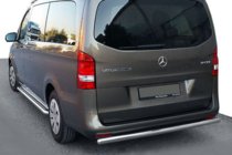 Mercedes Vito/V-klass W447 2014– Bakre skyddsbåge AK002 (rostfritt stål) foto 1