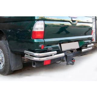 Bakre hörn AK003-Double (2 st, rostfritt) Mitsubishi L200 1996–2006
