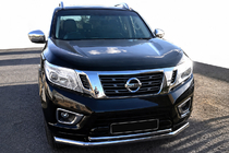 Nissan Navara/NP300 2016– Främre frontbåge ST014 (rostfritt) foto 1