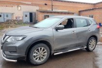 Nissan X-trail T32/Rogue 2014–2021 Sidorör (2 st, rostfritt) foto 2