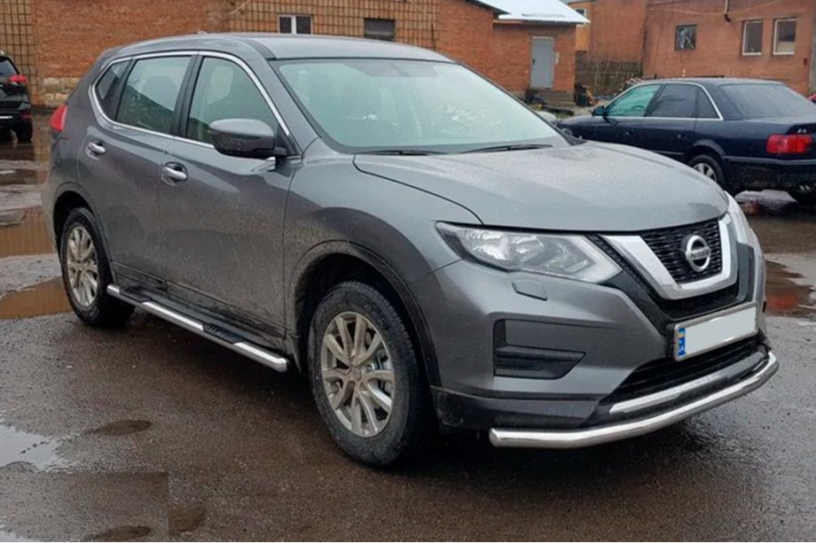 Nissan X-trail T32/Rogue 2014–2021 Sidorör (2 st, rostfritt) Image