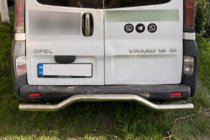 Renault Trafic 2001–2015 Bakre skyddsbåge AK006 (rostfritt) foto 3