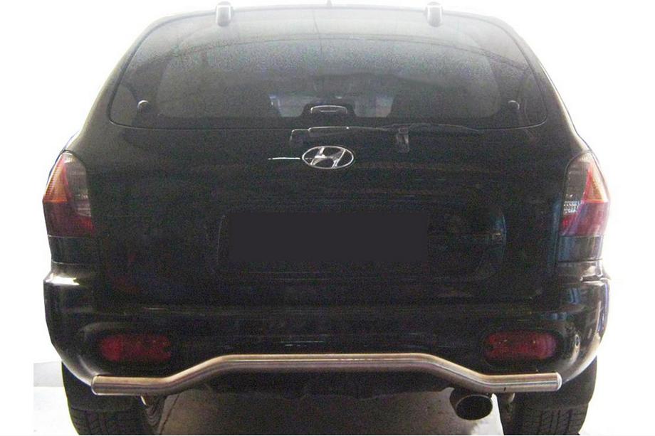 Hyundai Santa Fe 1 2000–2006 Bakre skyddsbåge AK004 (rostfritt) Image