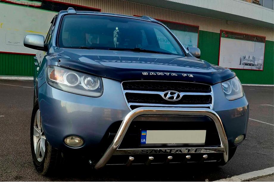 Hyundai Santa Fe 2 2006–2012 Frontbåge WT004 (rostfritt) Image