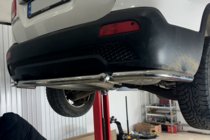 Kia Sorento II XM 2009–2014 Bakre hörnbågar med mittdel AK007-3 (2 st, rostfritt) foto 2