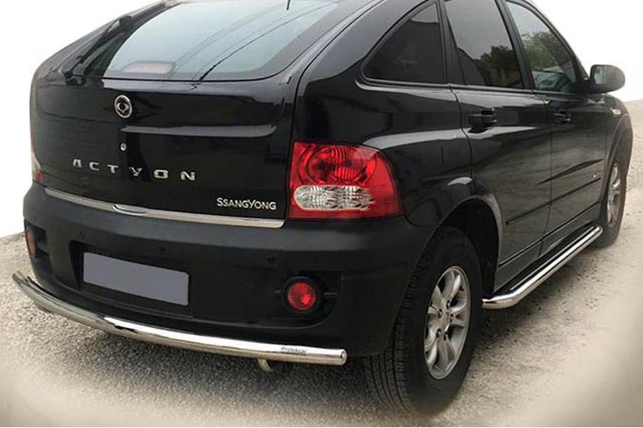 SsangYong Action 2005–2018 Bakre skyddsbåge AK002 (rostfritt stål) Image