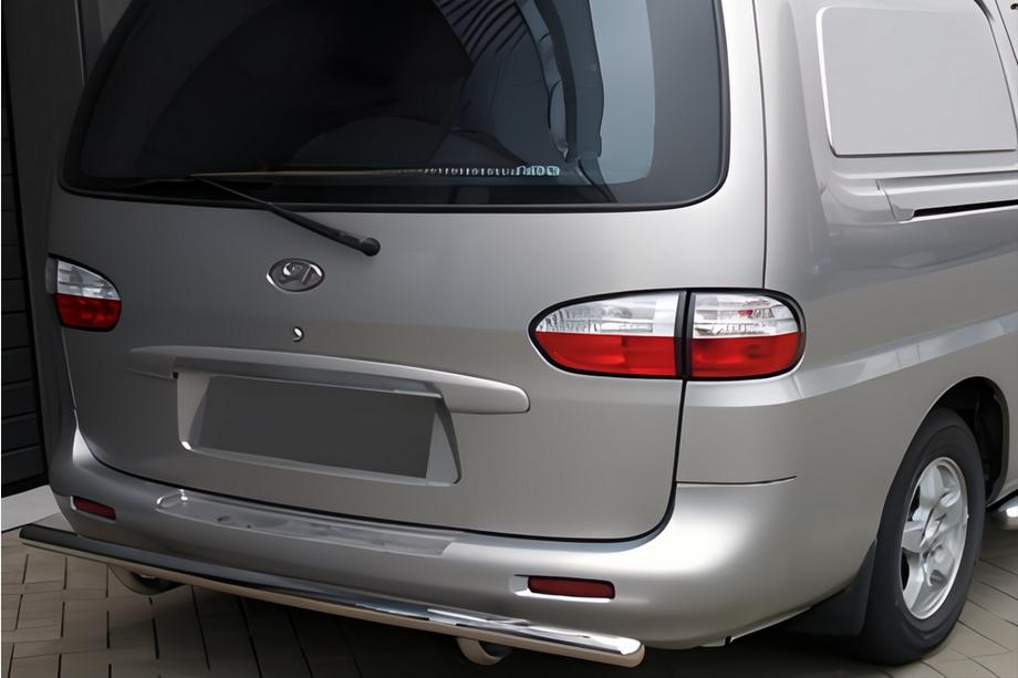 Hyundai H200, H1, Starex 1998–2007 Bakre skyddsbågar AK002 (2 st, rostfritt) Image