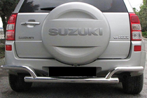 Suzuki Grand Vitara 2005–2017 Bakre skyddsbåge AK005-2 (rostfritt stål) foto 1