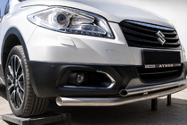 Suzuki SX4 S-Cross 2013–2016 Främre frontbåge ST014 (rostfritt) foto 2