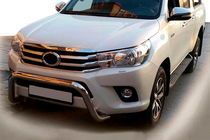 Toyota Hilux 2015– Främre frontbåge WT009 (rostfritt stål) foto 1