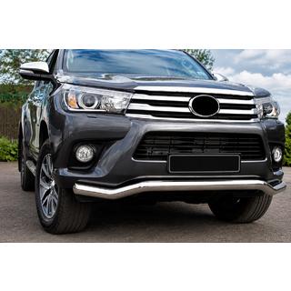 Främre skyddsbåge ST007 (rostfri) Toyota Hilux 2015–