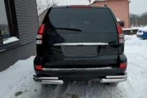 Toyota Land Cruiser Prado 120 2002–2009 Bakre dubbla hörnskyddsbågar AK003-2 (2 st, rostfritt stål) foto 2
