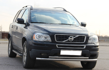 Volvo XC90 2002–2014 Främre frontbåge ST014 (rostfritt) foto 2