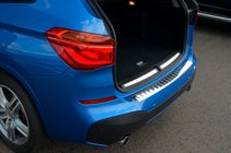 BMW X1 F48 2015–2022 Bakre stötfångarskydd OmsaLine (rostfritt) foto 5