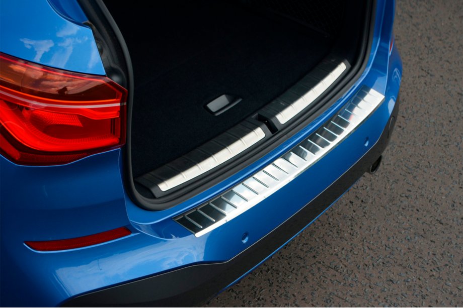 BMW X1 F48 2015–2022 Bakre stötfångarskydd OmsaLine (rostfritt) Image