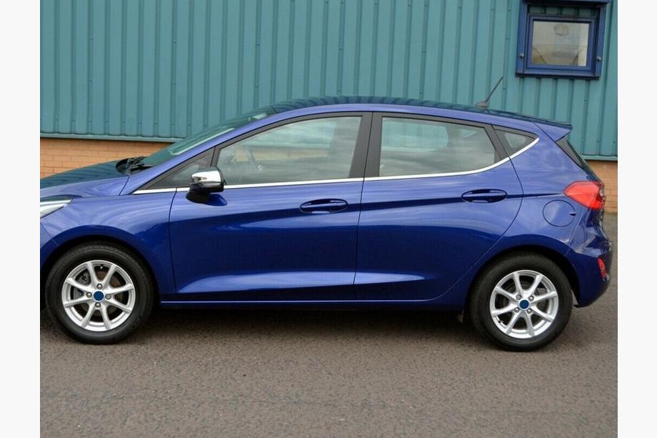 Ford Fiesta 2017– Nedre kromlister för fönster (8 st, rostfritt stål) Image