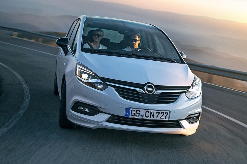 Uppdaterade kompaktbilen Opel Zafira