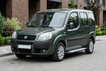 Fiat Doblo I 2005–2010 Sidosteg Allmond Grey (2 st, aluminium) foto 1