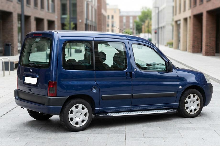 Citroen Berlingo 1996–2008 Sidosteg Allmond Grey (2 st, aluminium) Image