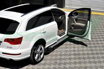 Audi Q7 2005–2015 Sidosteg Allmond Grey (2 st, aluminium) foto 3