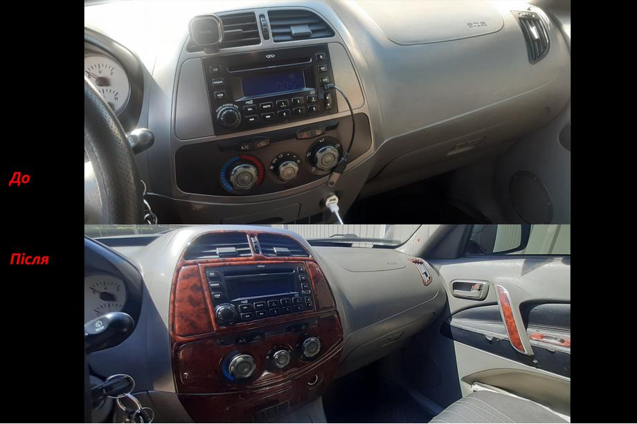 Chery Tiggo 1 2005–2016 Instrumentpanelsinlägg (stort kit) Image