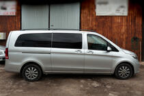 Mercedes Vito/V-klass W447 2014– Svarta takrails CAN Original design (metallfötter) Lång hjulbas (EXTRALONG) foto 5