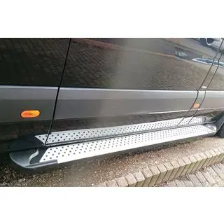 Sidosteg Allmond Grey (2 st, aluminium) foto 1