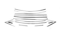 Hyundai Accent 2011–2017 Komplett set fönsterlister (14 st, rostfritt) foto 2