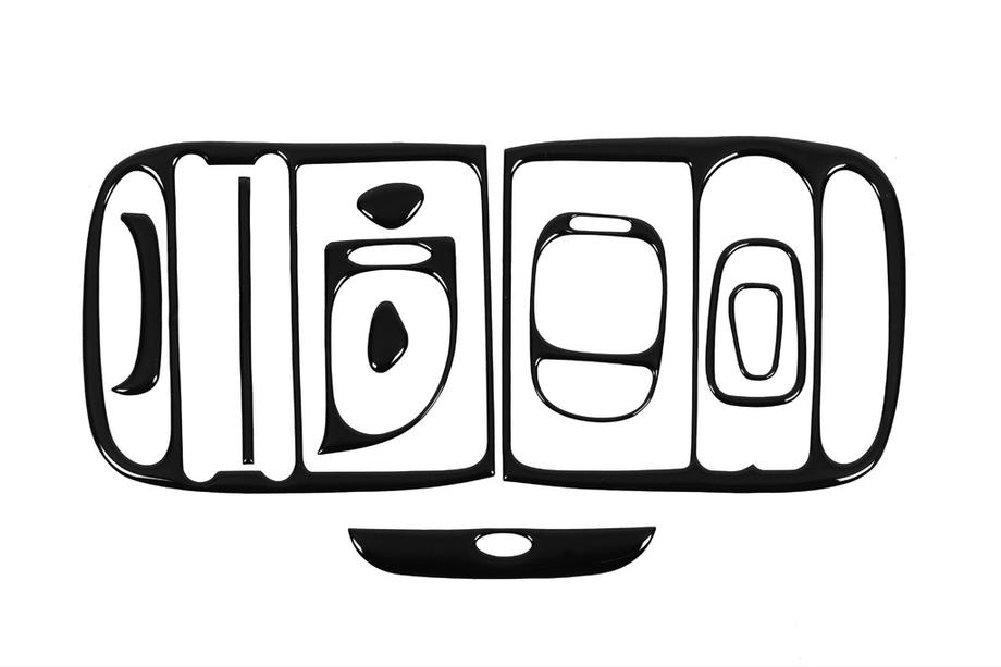 Hyundai H200, H1, Starex 1998–2007 Instrumentpanelskydd Aluminium Foto 4