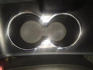 Hyundai IX-35 2010–2015 Mugghållarringar i rostfritt stål foto 4