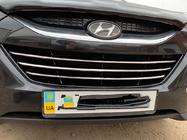 Hyundai IX-35 2010–2015 Grillister till kylargrillen (3 st, rostfritt) foto 4
