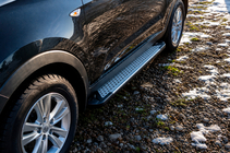 Hyundai IX-35 2010–2015 Sidosteg Allmond Grey (2 st, aluminium) foto 2