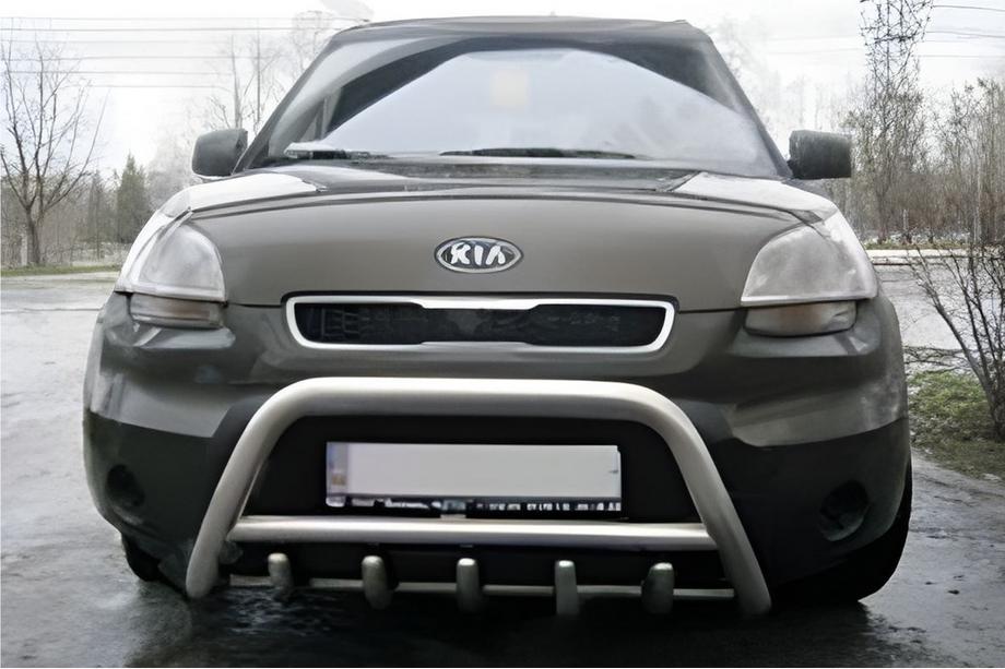 Kia Soul I 2008–2013 Frontbåge (rostfri) Foto 2
