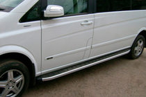 Mercedes Viano 2004–2014 Sidosteg Альянс (2 st, aluminium) foto 1