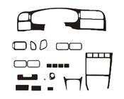 Nissan Sunny 1990–1995 KAMPANJ! Instrumentpanelslister i trälook foto 2