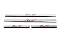 Volkswagen Golf 6 2008–2014 Instegsskydd Carmos V1 (rostfritt stål) 4-dörrars foto 2