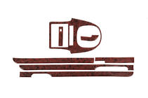 Volkswagen Caddy 2010–2015 Instrumentpanelinlägg (tillägg) Trä foto 1